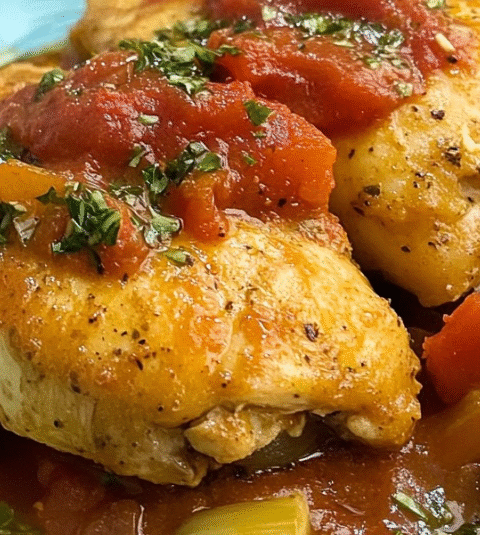 Creamy Chicken with Artichokes and Sun-Dried Tomatoes