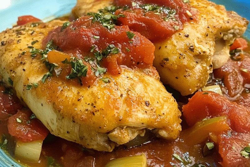Creamy Chicken with Artichokes and Sun-Dried Tomatoes