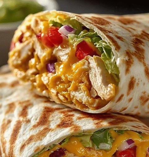 Crunchy Southwestern Chicken Wrap