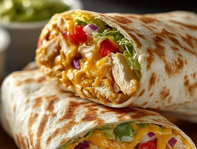 Crunchy Southwestern Chicken Wrap