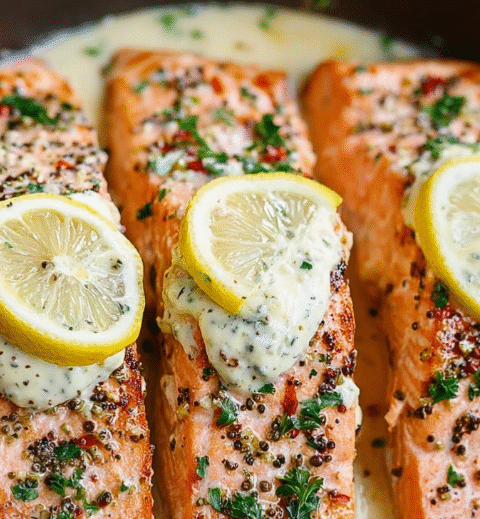 Boursin Salmon: Creamy, Herbaceous & Elegant