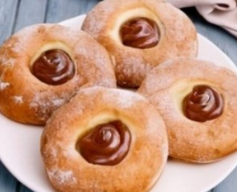 Hazelnut Cream Donuts