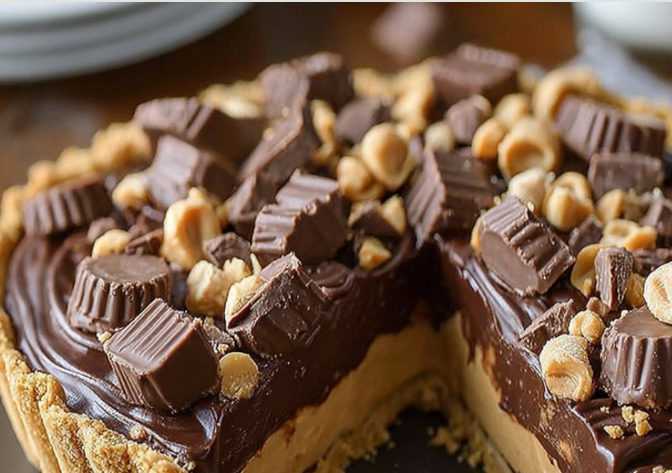 Creamy Peanut Butter Cup Pie Recipe – Quick and No-Bake