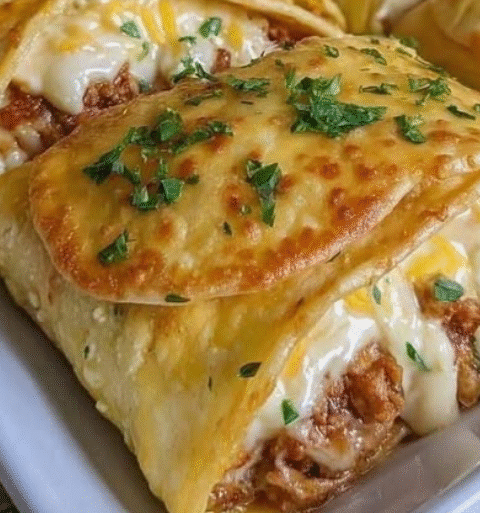Loaded Cheesy Pocket Tacos