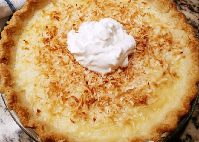 Laura Bush’s Texas Buttermilk Coconut Pie – The Creamy Southern Classic You’ll Crave