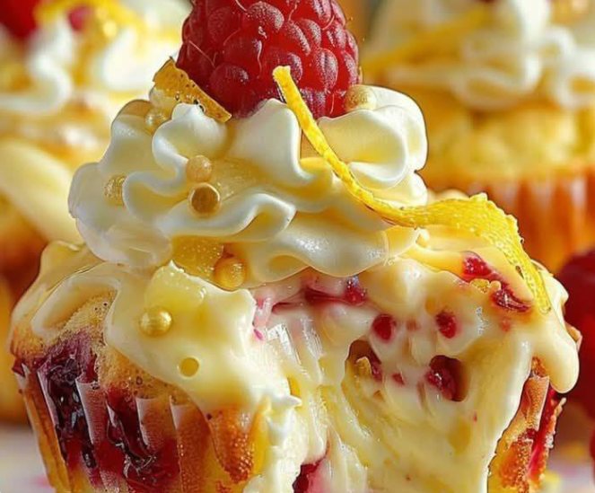 Raspberry Lemon Heaven Cupcakes – Fresh, Bright & Buttery Bliss