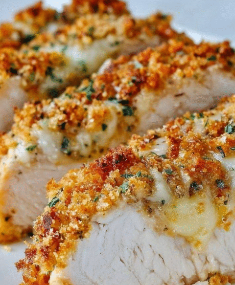 Three Cheese Ranch Baked Chicken – Crispy, Cheesy, and Irresistible!
