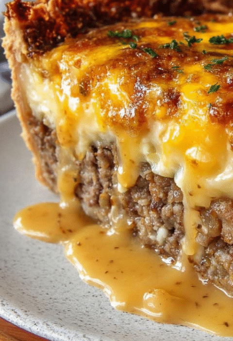 Southern Style Cheeseburger Pie