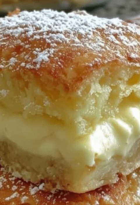 Vanilla Custard Cream Squares