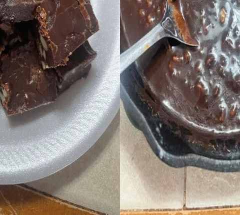 We always make our old fashioned black walnut fudge in a cast iron skille