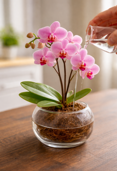 The Watering Trick That Makes Orchids Bloom Non-Stop