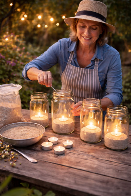 Transform Your Garden After Sunset: The Magic of Simple DIY Jar Lighting