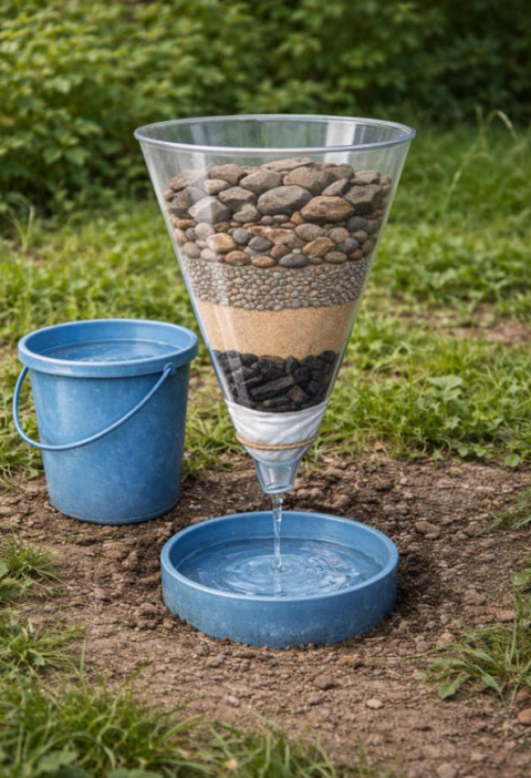 How to Make a Simple Water Purifying Filter Using Natural Materials
