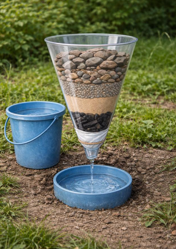 How to Make a Simple Water Purifying Filter Using Natural Materials