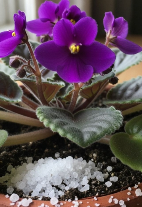 One Ingredient for Year-Round African Violet Blooms