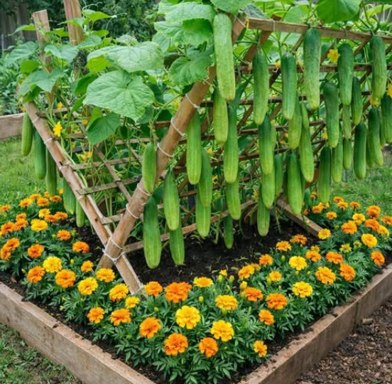 Plants to grow under cucumbers for massive harvest.