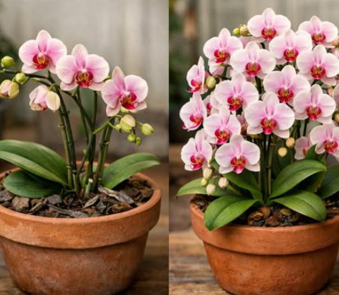 Stop Buying Fertilizer! One Teaspoon of This Makes Orchids Flower Fast