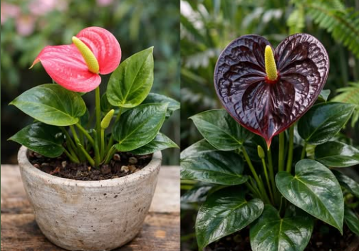 Anthurium, 1 measuring spoon is enough for the flower to explode slightly