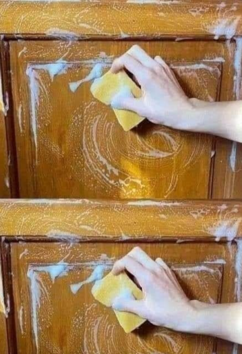 The Genius 2-Ingredient Hack to Remove Grease from Kitchen Cabinets