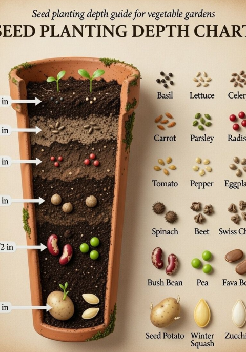Seed Planting Depth Guide: How Deep to Sow for Strong Germination