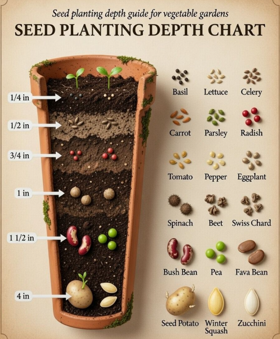 Seed Planting Depth Guide: How Deep to Sow for Strong Germination