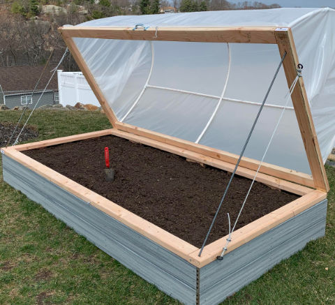 Building a Hinged Hoophouse for Your Raised Bed Garden: A Comprehensive Guide